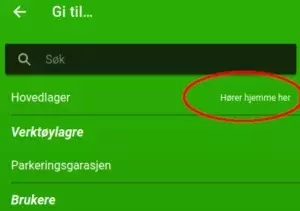 Varehusværktøjet tilhører