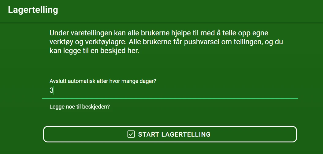 Lageroptælling